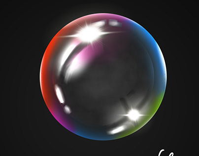 Bubble'sMobile illustration (Infinity Painter)