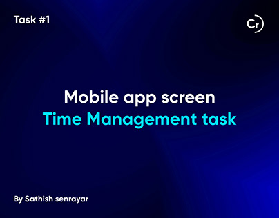 Crypton tech - Time management Interview task