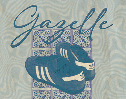 Adidas Gazelle | Vintage poster