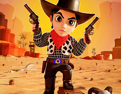 Cowboy game icon