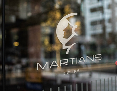 Разработка логотипа для кафе «MARTIANS”