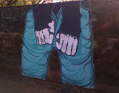 Mural- Kochi Muziris Biennale '15