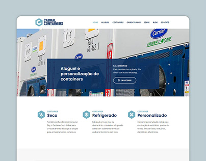 Cabral Containers | Website Wordpress