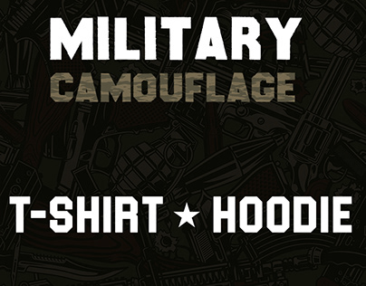 Military Camouflage - BRAVE NEVER FEARS DEFEAT