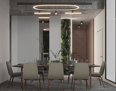 Dining Area - Modern Loft Style