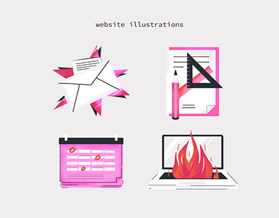Website illustrations