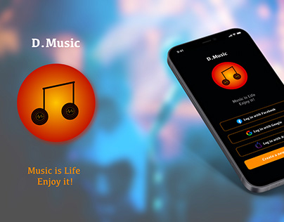D.Music - Music App - UI Design