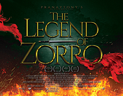 The Legend Of Zorro Movie Poster Design Pranaytony!