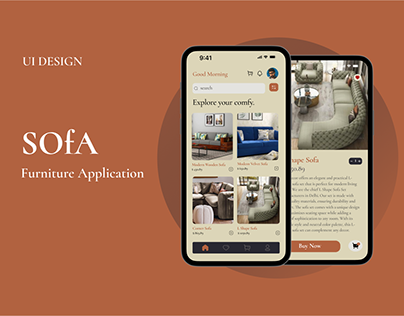 Sofa Furniture App | UI Design