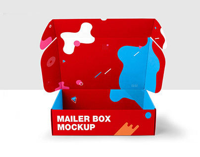 🌟Custom Mailer Boxes Mockup📦✨