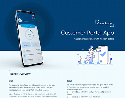 Project thumbnail - Customer Portal App