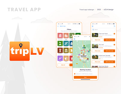 Trip LV (travel app redesign)