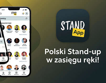 Stand App – UX/UI Design of a Mobile Comedy App