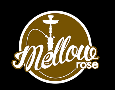 Mellow rose : hukka bar logo