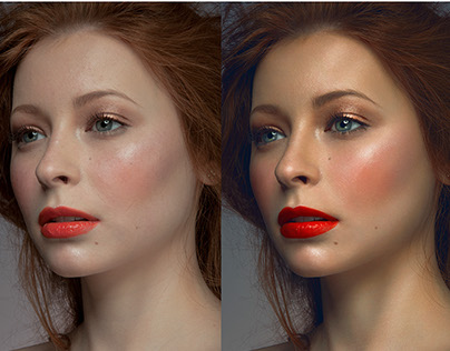 Beauty Portrait Retouching with Micro/Macro Dodge Video