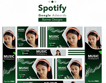 Spotify l Google Ads Graphic Design