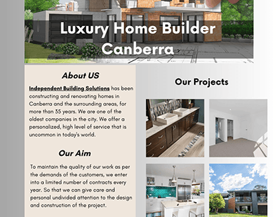 Luxury Home Builder in Canberra