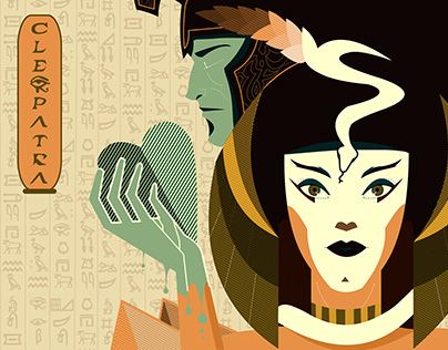 Cleopatra: Poster Tom Whalen Style (Academy Project)