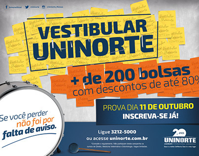 Vestibular UniNorte - Post it