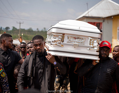 Funeral event in Ghana