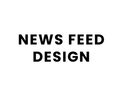 News Feed Design