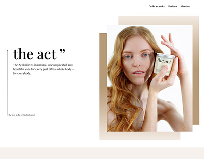 The act | Landing page