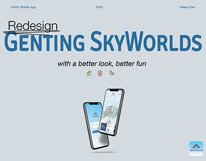 Redesign: Genting Skyworlds Theme Park App UI/UX