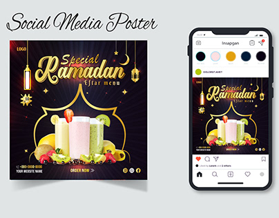 Social Media Poster of Ramadan