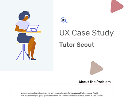 UX Case Study Tutor Scout