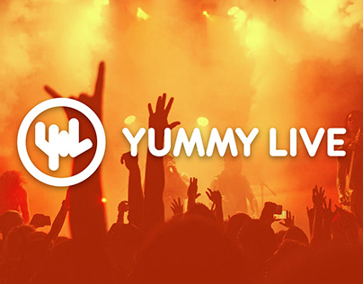 Music Live Restaurant Branding Design - Yummy Live