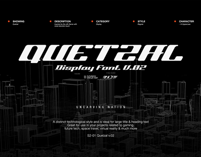 QuetzalV2 - Display Font