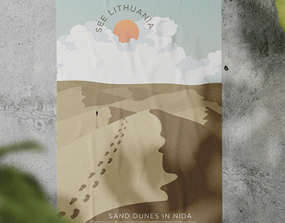 Posters for Lithuania inspired by Steve Thomas