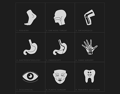 Surgery Center Icons