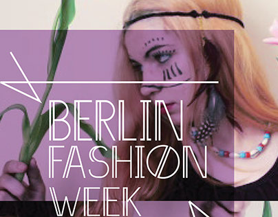 Berlin fashion week poster