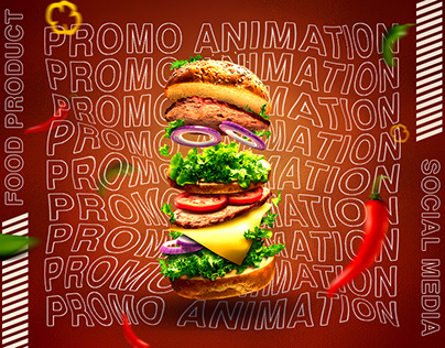 Food promo animation