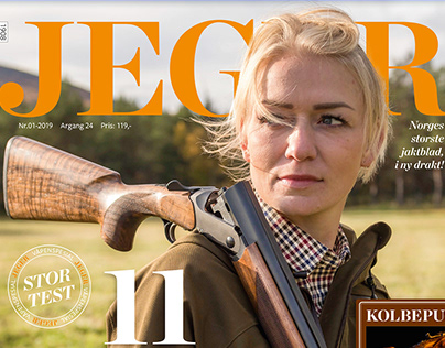 Jeger Magazine covers & redesign
