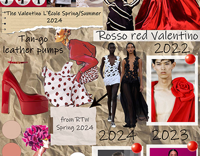Trend board for Valentino