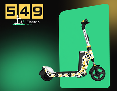 Electric scooter UX/UI Design and branding