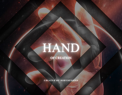 Hand of Creation Concept Motion Graphics