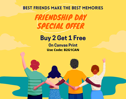 Buy 2 Get 1 Free On Canvas Prints