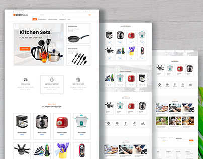 Kitchen Products landing page