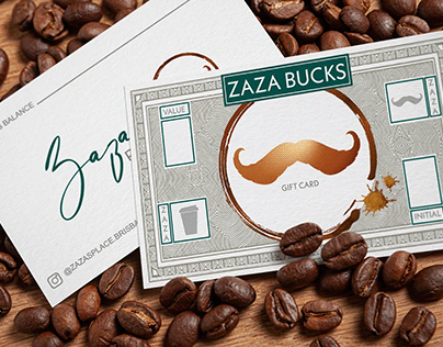 Coffee Shop - Gift card Design