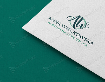 Anna Więckowska Wirtualna Asystentka - logo, moodboard