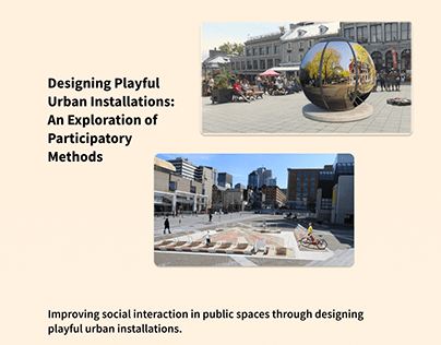 Designing playful Urban Installations