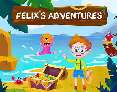 Character design for the Board game Felix's Adventures
