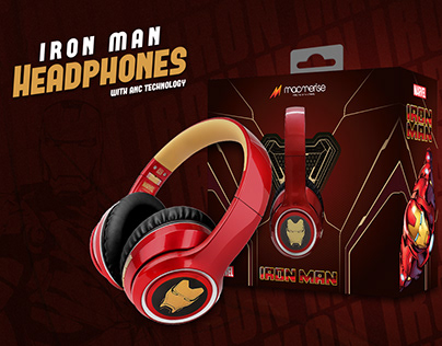 Iron Man ANC Headphone Packaging