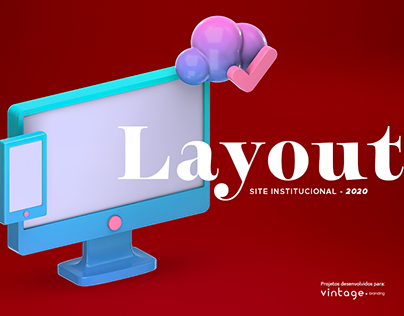 Layout (site institucional Maquimax)