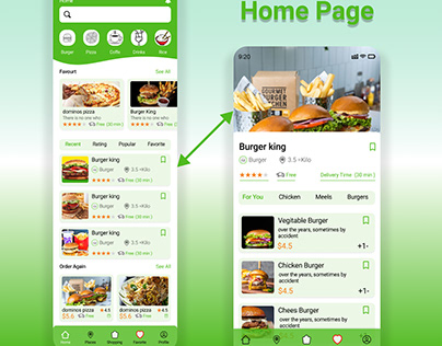Food Delivery Apps design