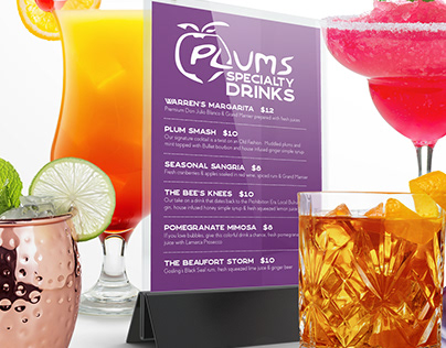 Plums Drink Menu