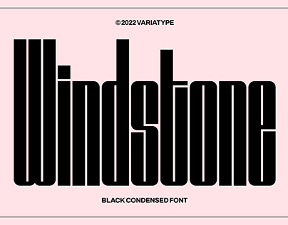 Windstone - Black Condensed Font